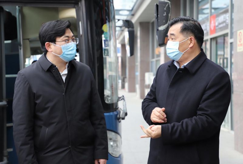 市委常委、武進區(qū)委書記喬俊杰督查武進汽車站春運及疫情防控工作