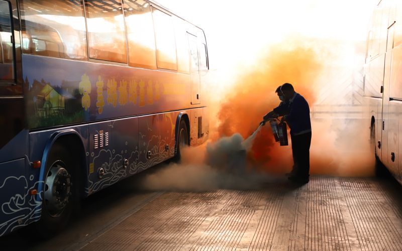 常運集團(tuán)開展電動車充電站消防應(yīng)急演練